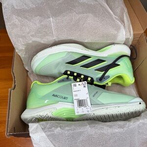 Adidas Avacourt Shoes - Neon Green and Black